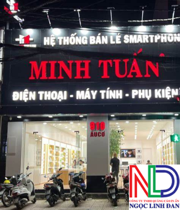 Bảng hiệu đèn LED – Giải pháp quảng cáo hiện đại cho cửa hàng điện thoại