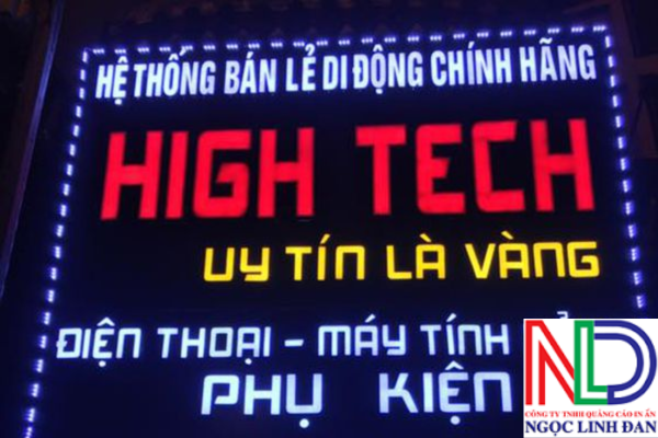 Bảng hiệu đèn LED – Giải pháp quảng cáo hiện đại cho cửa hàng điện thoại