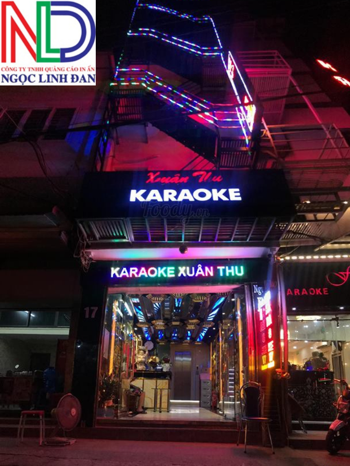 Bảng hiệu karaoke – Cách kết hợp chữ nổi mica và LED để thu hút khách hàng