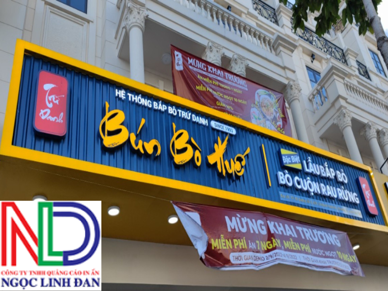 Bí quyết chọn bảng hiệu phù hợp cho cả quảng cáo trong nhà và ngoài trời