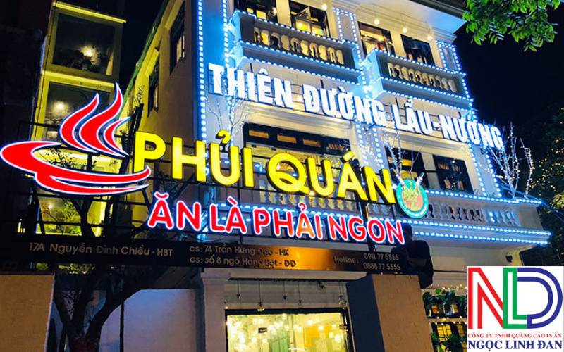 Làm bảng hiệu quảng cáo giá rẻ, đẹp tại Đồng Nai 