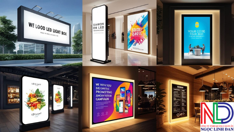 Lợi ích vượt trội của hộp đèn LED trong quảng cáo hiện đại