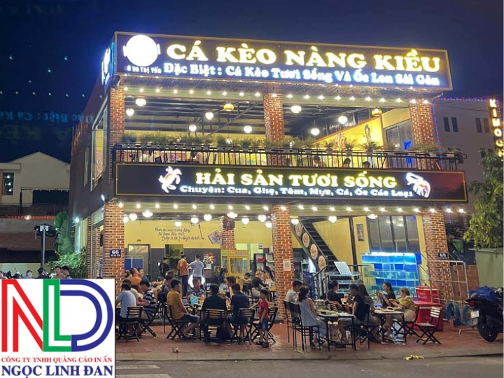 Tăng doanh thu với bảng hiệu đèn LED nổi bật dành cho quán nhậu, nhà hàng đêm