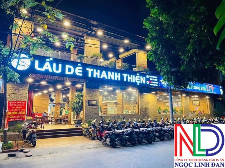 Tăng doanh thu với bảng hiệu đèn LED nổi bật dành cho quán nhậu, nhà hàng đêm