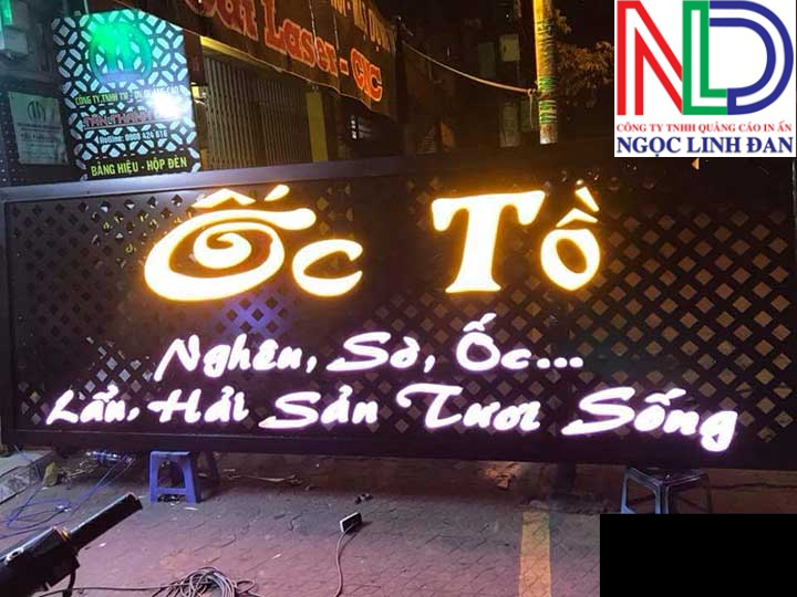 Tăng doanh thu với bảng hiệu đèn LED nổi bật dành cho quán nhậu, nhà hàng đêm