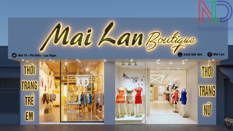 Xu hướng sử dụng Bảng hiệu đèn LED trong quảng cáo cửa hàng thời trang