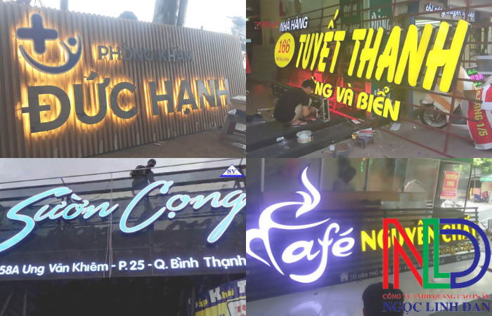 Thiết kế thi công bảng hiệu khung lưới