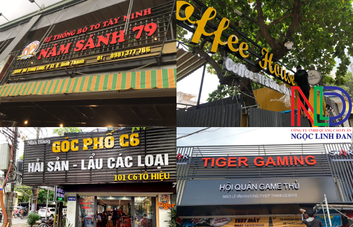 Thiết kế thi công bảng hiệu khung lưới