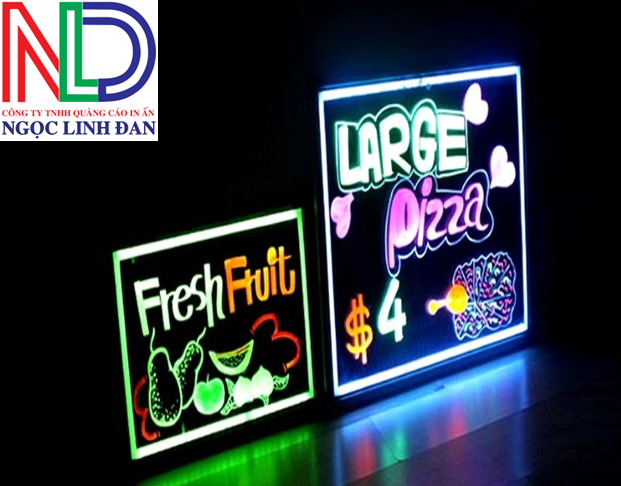Tổng hợp Các Mẫu Bảng Led Huỳnh Quang Viết Tay
