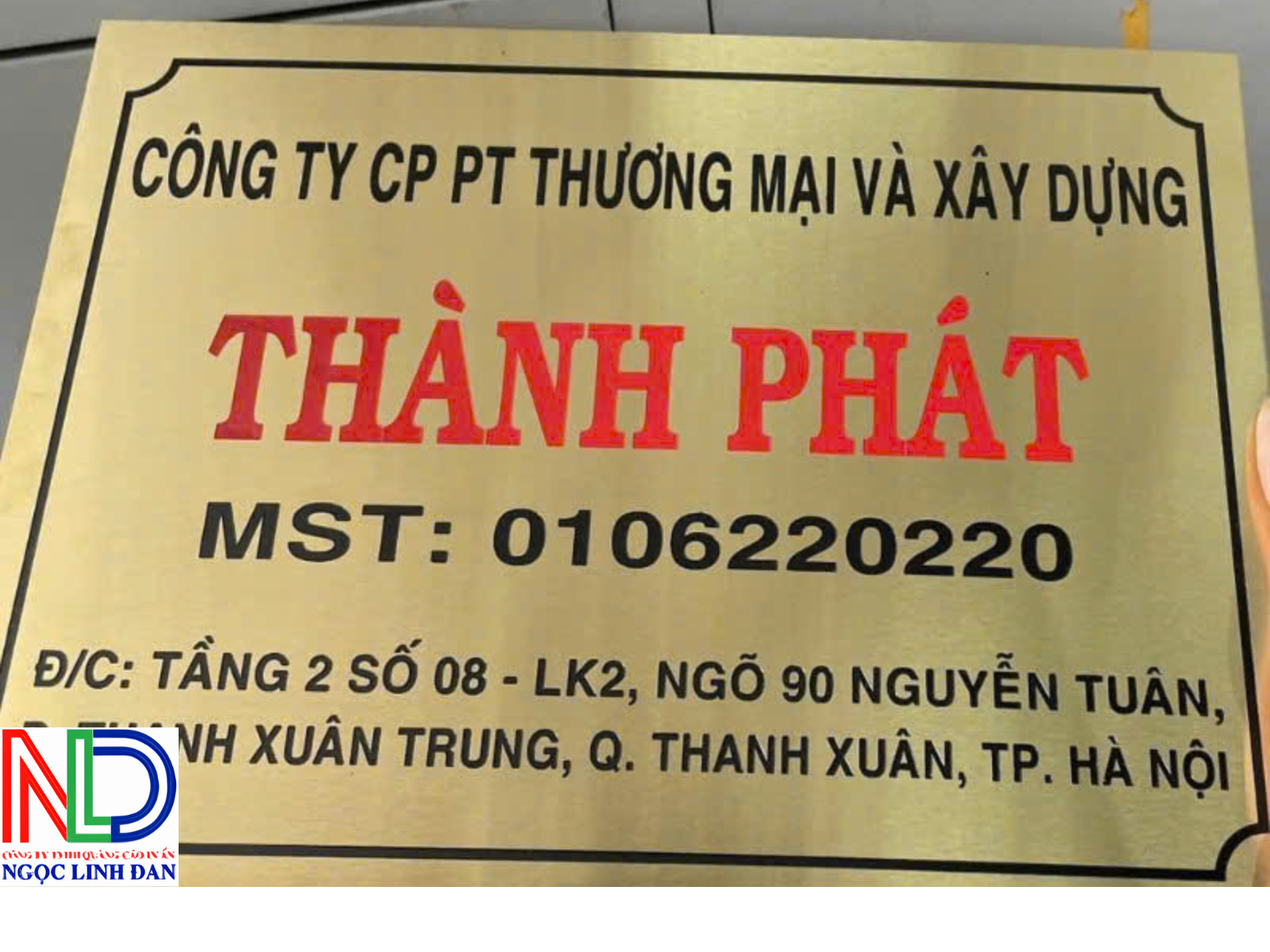 bảng số nhà inox