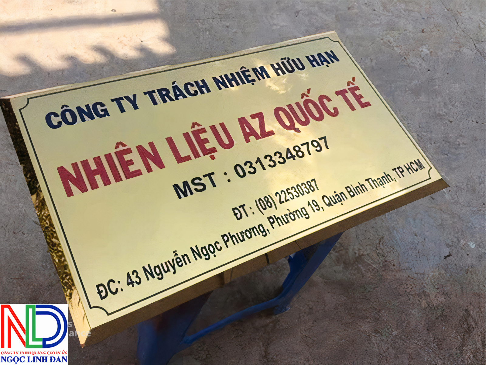 bảng số nhà inox