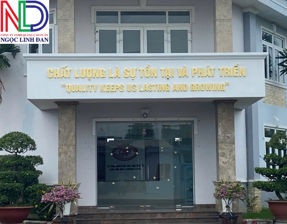 Thiết Kế Thi Công Bảng Hiệu Chữ Nổi Inox Cho Công Ty Đại Nam Phát