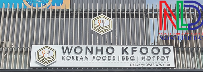 Thiết kế thi công bảng hiệu khung lưới