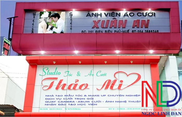 Thiết kế thi công bảng hiệu khung lưới