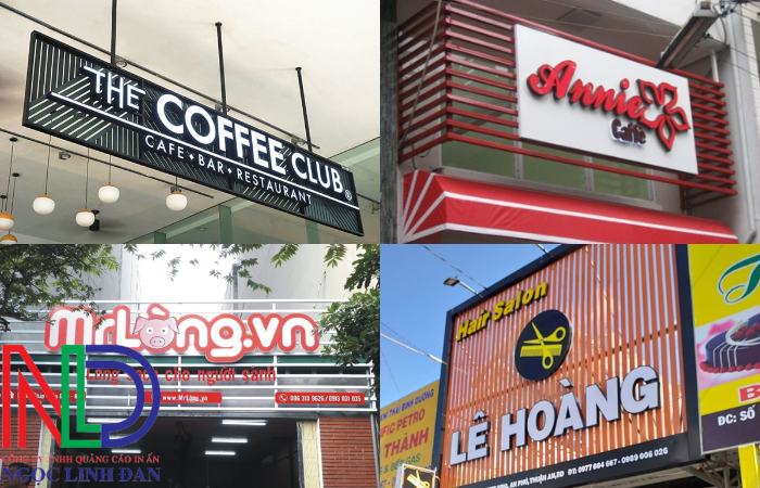 Thiết kế thi công bảng hiệu khung lưới