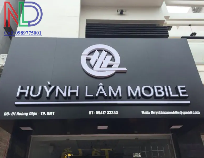 Quy trình thiết kế và thi công chữ nổi quảng cáo