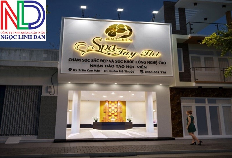 Thiết kế thi công bảng hiệu đèn led