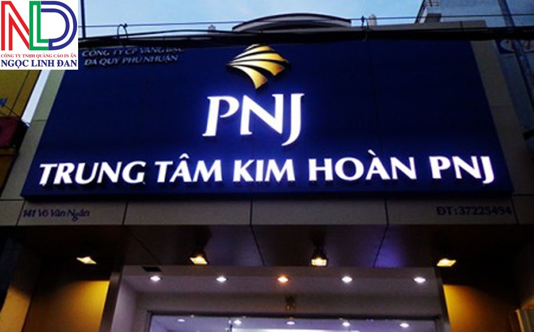 Thiết kế thi công bảng hiệu chữ Inox