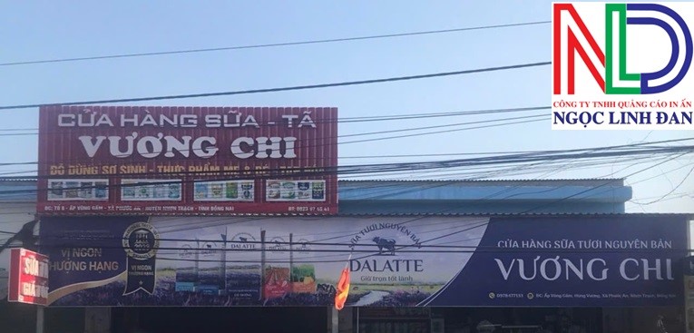 Thiết kế thi công bảng hiệu tại Đồng Nai