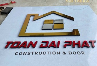 làm bảng hiệu inox tại biên hòa