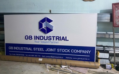 bảng hiệu công ty gb