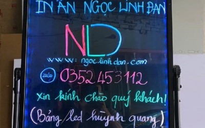 Bảng LED Huỳnh Quang Viết Tay - Độc đáo và khác biệt