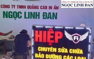 Dịch vụ thi công hộp đèn quảng cáo giúp thu hút khách hàng cho doanh nghiệp