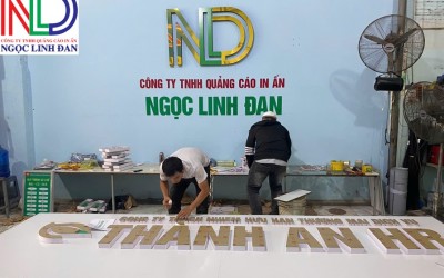 Làm Chữ Nổi Dán Tường – Giải Pháp Trang Trí Không Gian Hiện Đại
