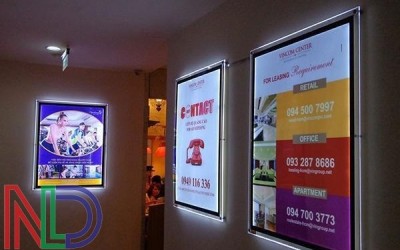 Tăng doanh thu cho siêu thị bằng hộp đèn quảng cáo ấn tượng