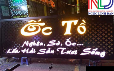 Tăng doanh thu với bảng hiệu đèn LED nổi bật dành cho quán nhậu, nhà hàng đêm