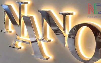 Tối ưu hóa hiệu quả quảng cáo với chữ nổi Inox trắng bóng