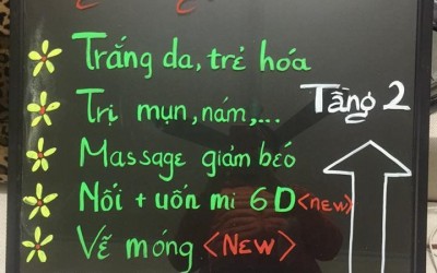 Ứng Dụng Bảng Led Huỳnh Quang Viết Tay Cho Tiệm Trà Sữa